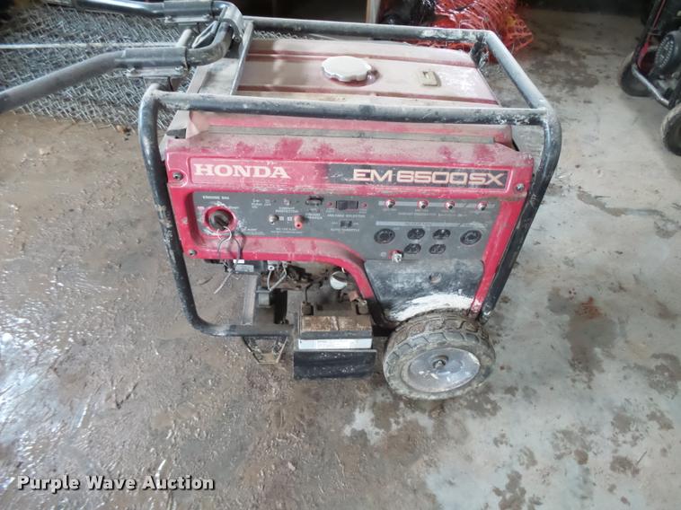 image for item DI9737 (2) Honda EMS6500SX generators