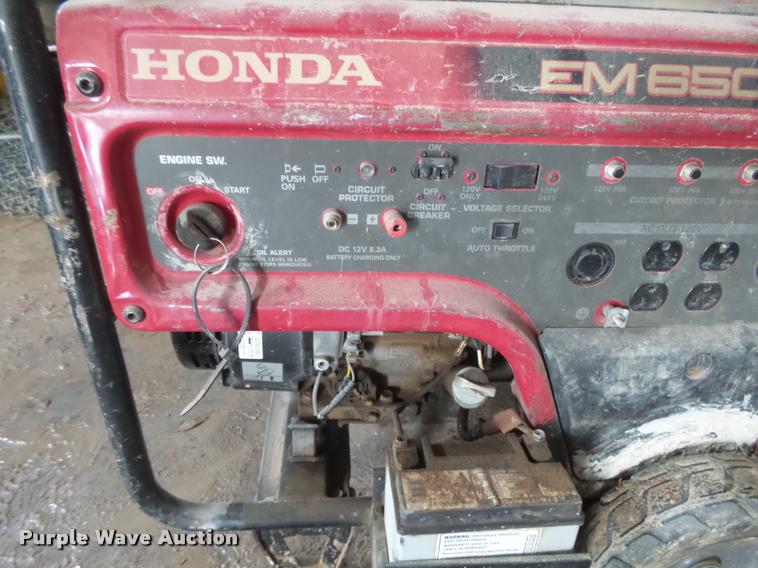 image for item DI9737 (2) Honda EMS6500SX generators