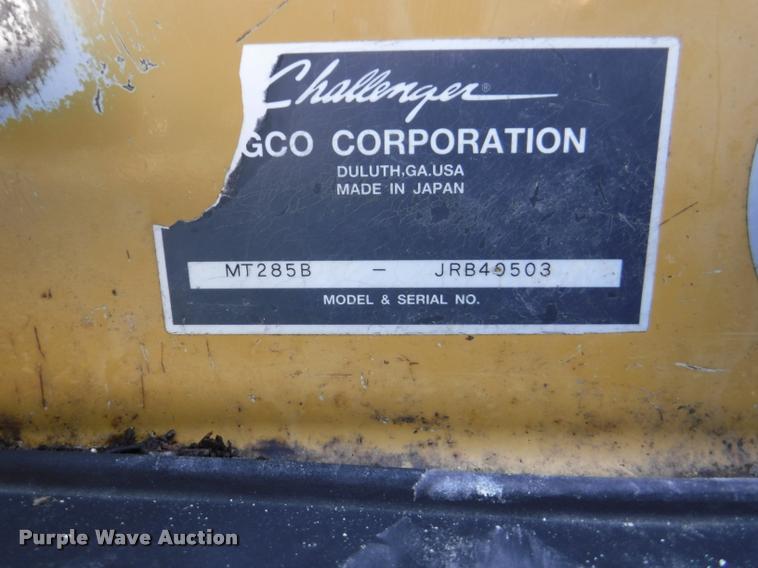 image for item DJ9022 2006 Challenger MT285B MFWD tractor