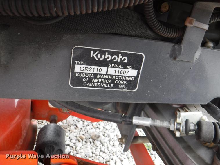 image for item DJ9056 Kubota GR2110 lawn mower