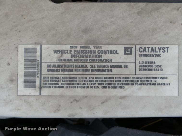 image for item K3277 2007 Chevrolet Impala