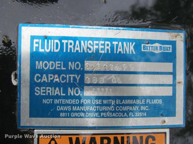 image for item K4754 Better Built steel fuel tank