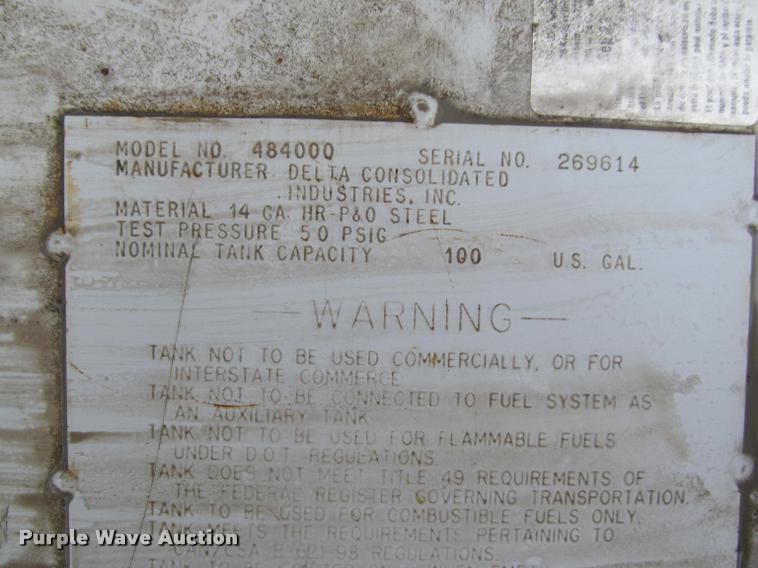 image for item K4755 Steel fuel tank