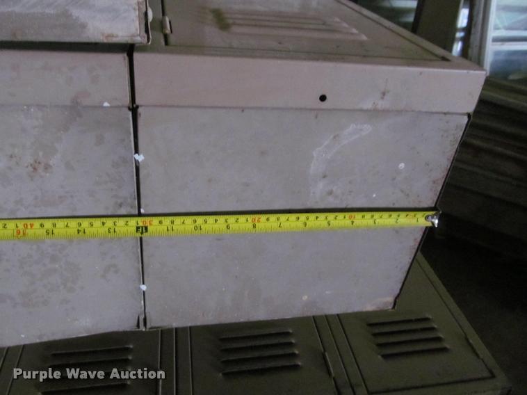 image for item K4778 Approximately 53 metal locker units