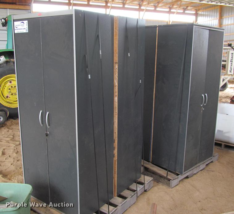 image for item K4836 (4) Rubbermaid storage cabinets