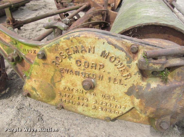 image for item K4869 Roseman gang mower