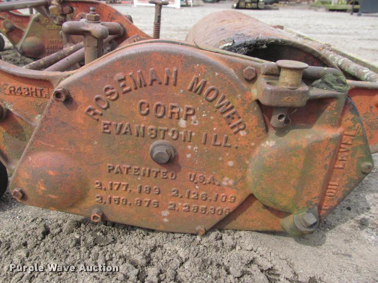 image for item K4870 Roseman gang mower