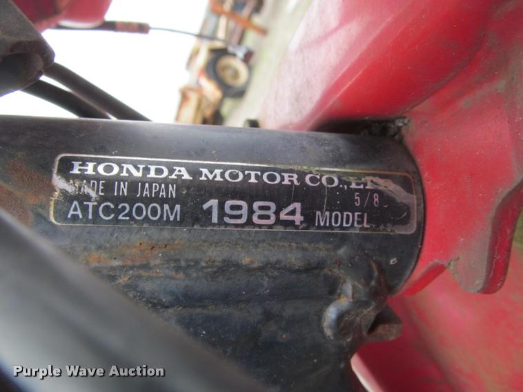 image for item K4884 1984 Honda ATC200 ATV