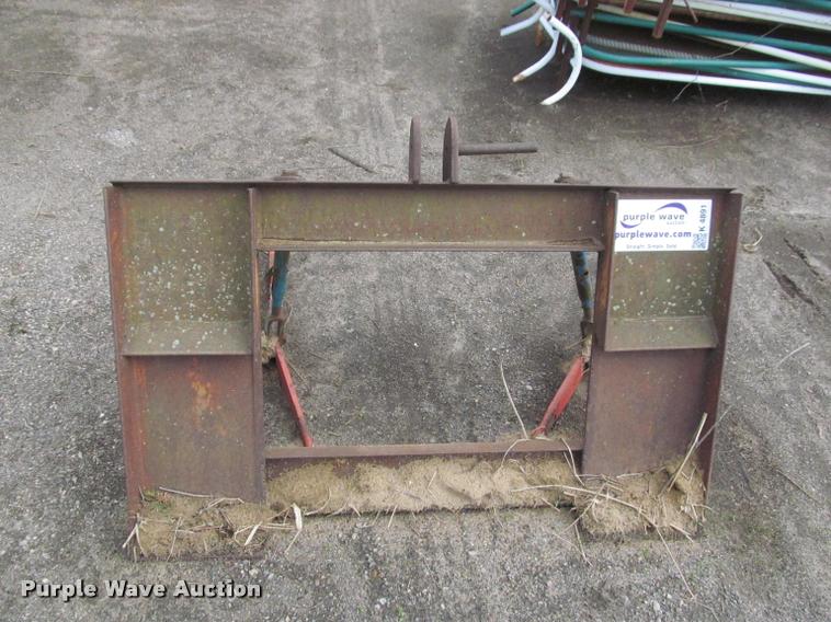 image for item K4891 Three point skid steer attachment
