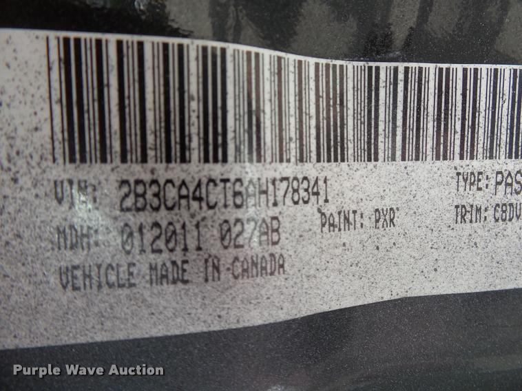 image for item K5801 2010 Dodge Charger