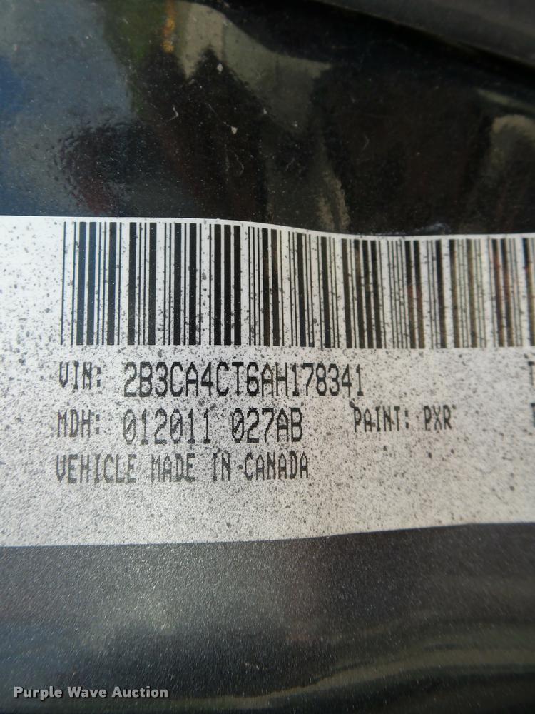 image for item K5801 2010 Dodge Charger