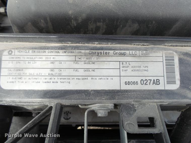 image for item K5801 2010 Dodge Charger