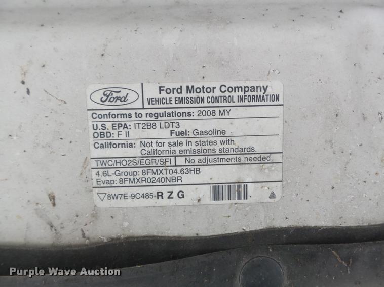 image for item K7657 2008 Ford F150 XL SuperCrew pickup truck