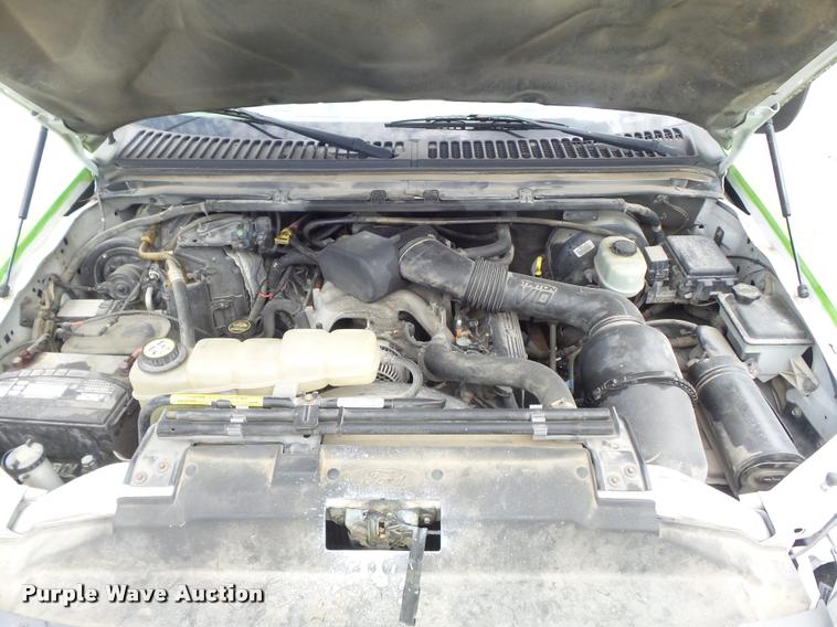 image for item K7660 2001 Ford F350 Super Duty XL flatbed pickup truck