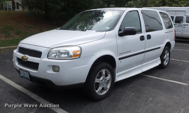 image for item K7670 2008 Chevrolet Uplander handicap accessible van