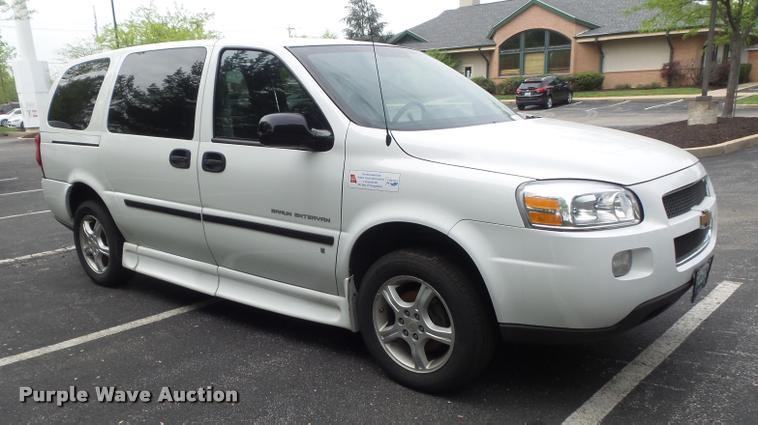 image for item K7670 2008 Chevrolet Uplander handicap accessible van