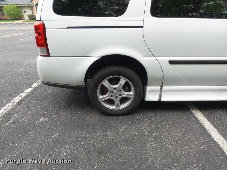 image for item K7670 2008 Chevrolet Uplander handicap accessible van