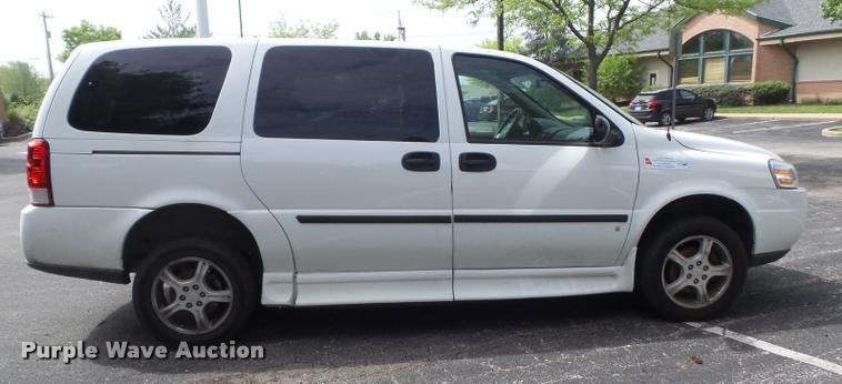 image for item K7671 2008 Chevrolet Uplander handicap accessible van