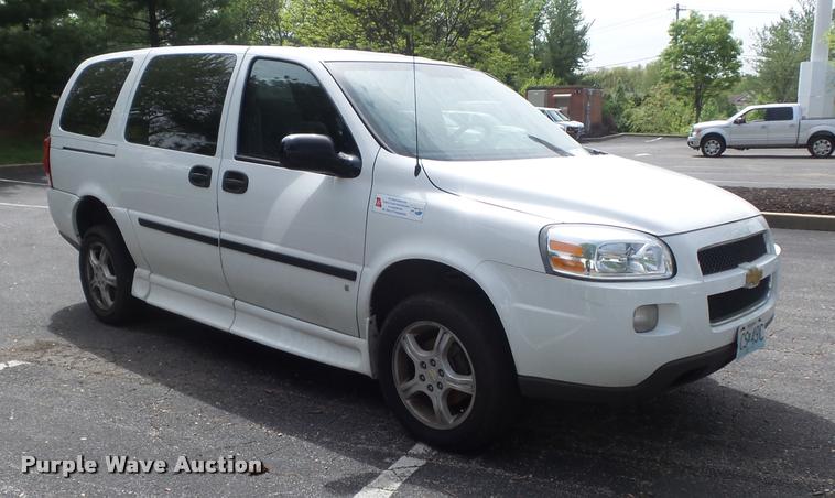 image for item K7671 2008 Chevrolet Uplander handicap accessible van
