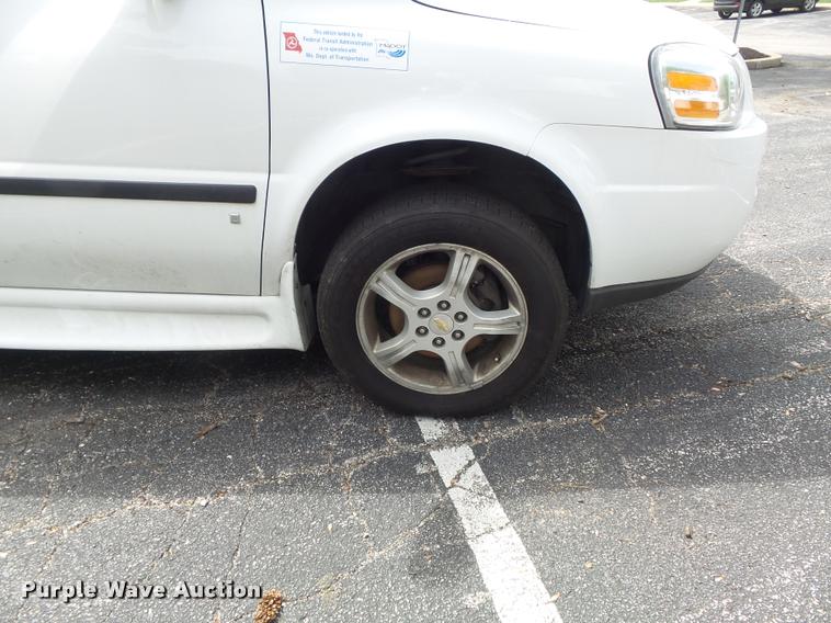 image for item K7671 2008 Chevrolet Uplander handicap accessible van