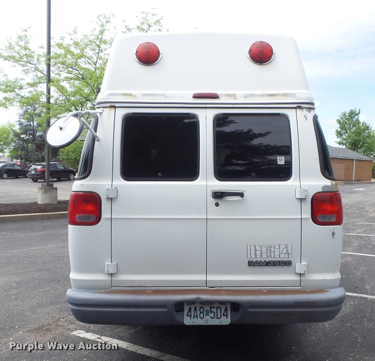image for item K7674 2000 Dodge Ram 3500 handicap accessible van