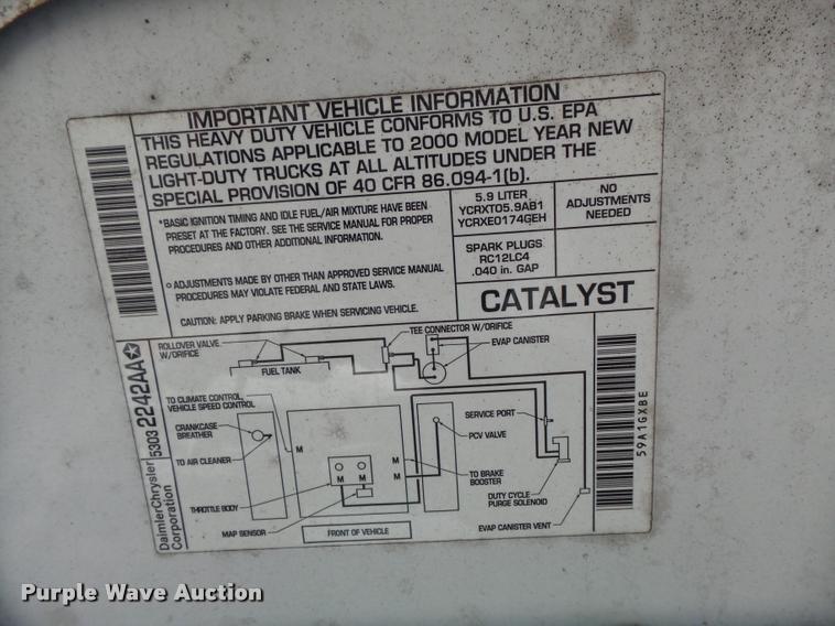 image for item K7674 2000 Dodge Ram 3500 handicap accessible van