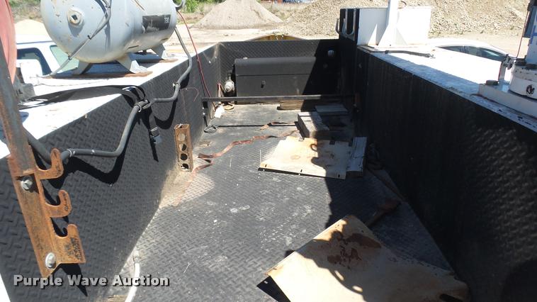 image for item L2369 Auto Crane steel utility bed with crane