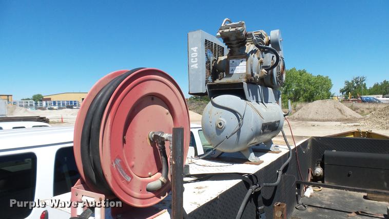 image for item L2369 Auto Crane steel utility bed with crane