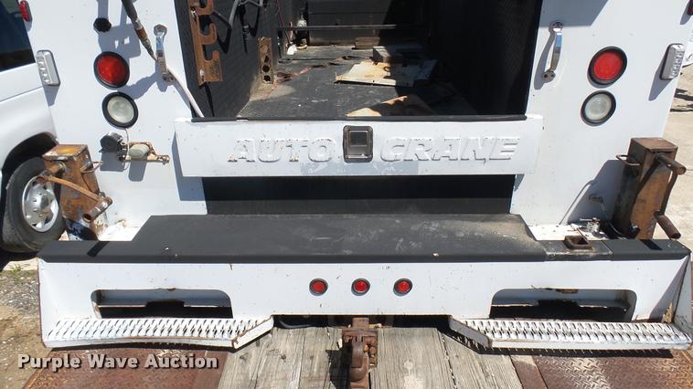 image for item L2369 Auto Crane steel utility bed with crane