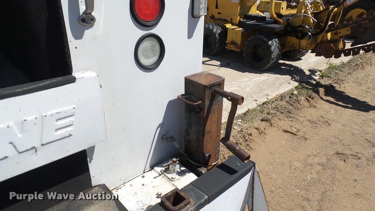 image for item L2369 Auto Crane steel utility bed with crane