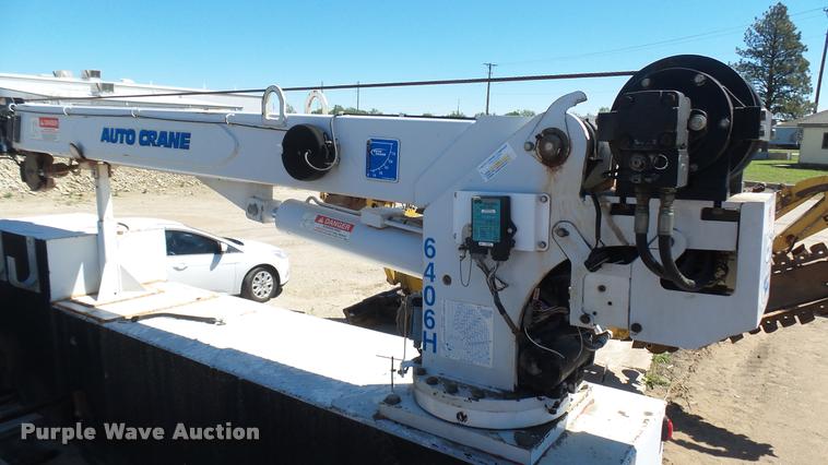 image for item L2369 Auto Crane steel utility bed with crane