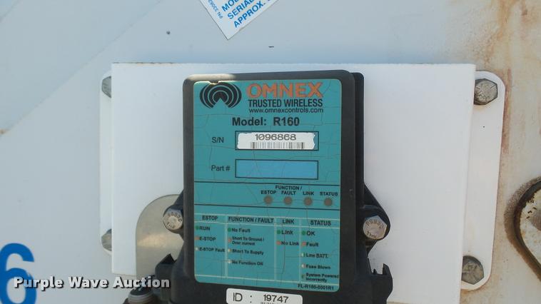 image for item L2369 Auto Crane steel utility bed with crane