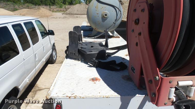 image for item L2369 Auto Crane steel utility bed with crane