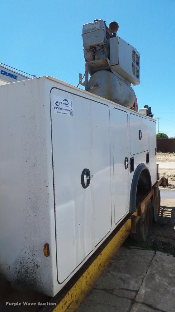 image for item L2369 Auto Crane steel utility bed with crane