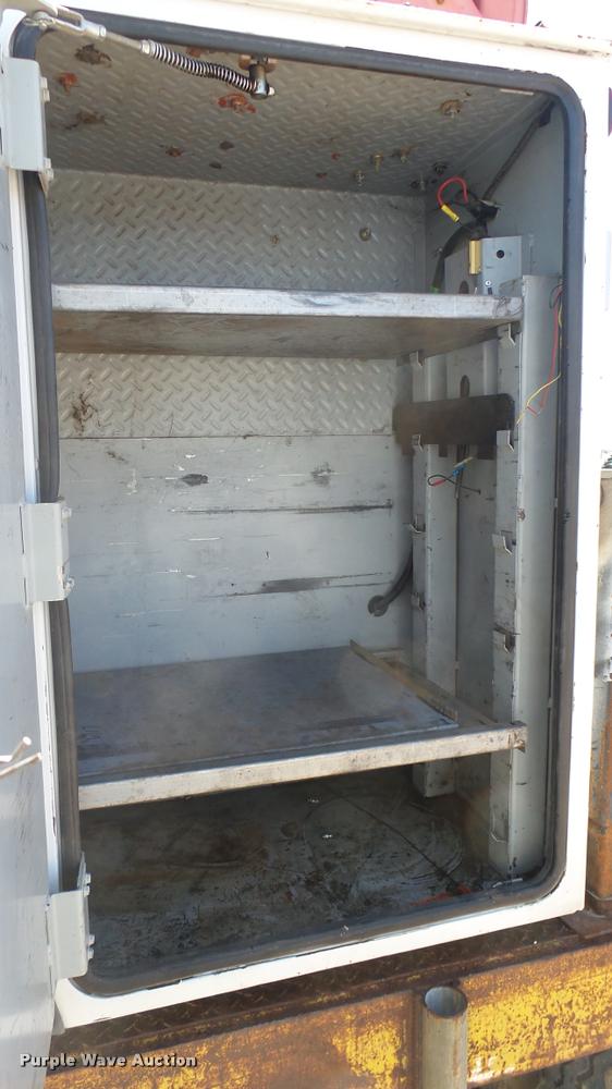 image for item L2369 Auto Crane steel utility bed with crane