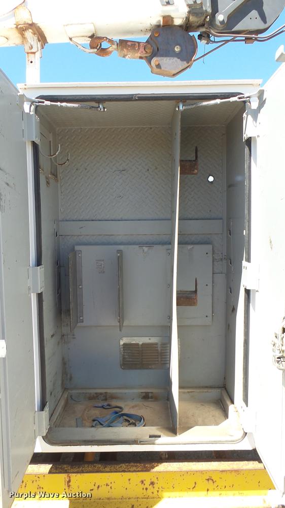 image for item L2369 Auto Crane steel utility bed with crane