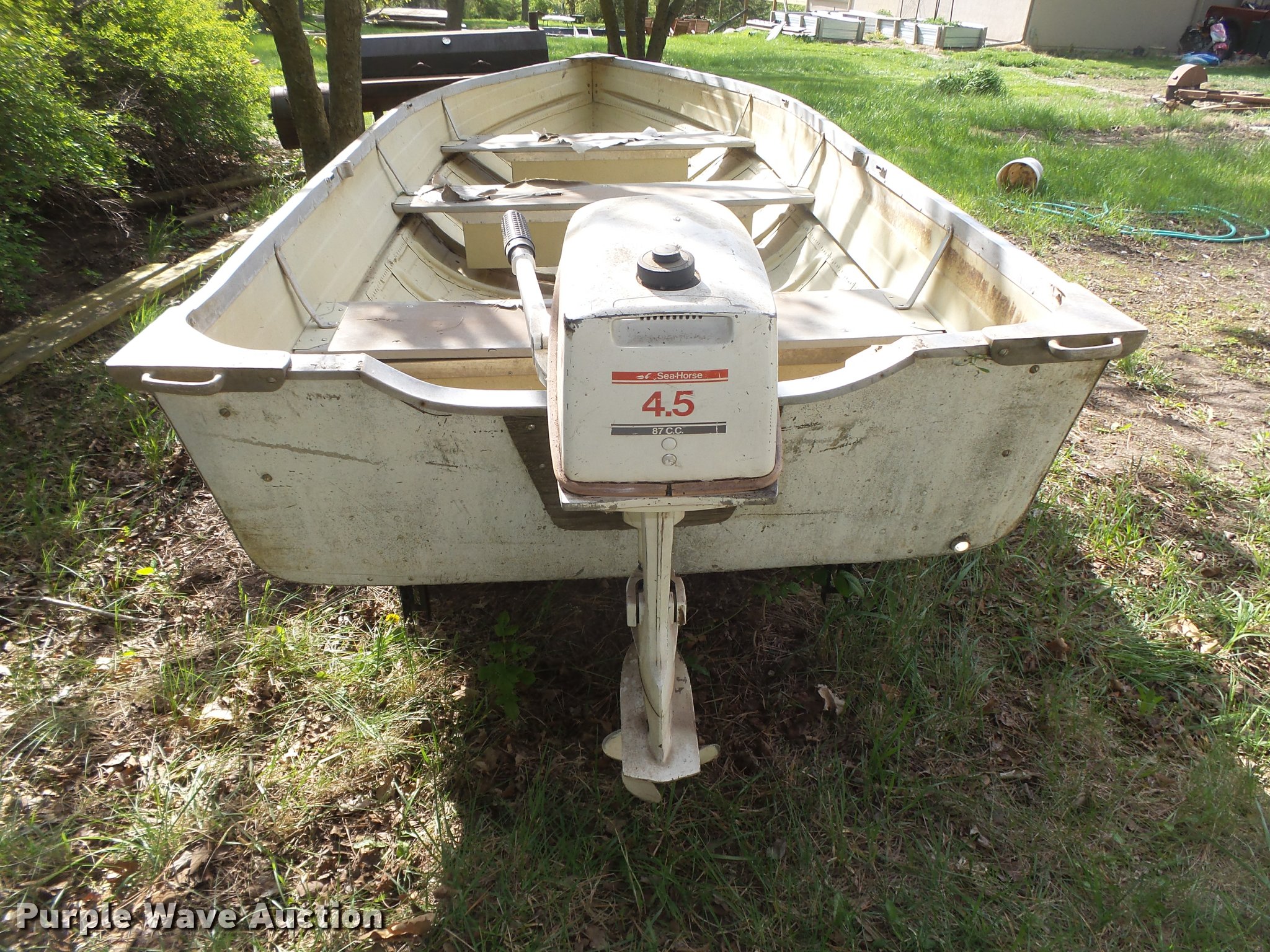 Montgomery Ward Sea King boat in Lincoln, NE Item AU9556 sold