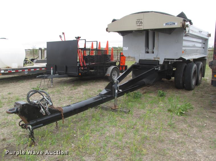 image for item DA0676 1992 Timpte end dump pup trailer