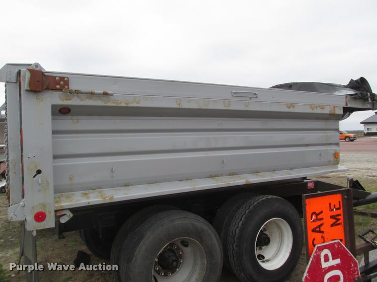 image for item DA0676 1992 Timpte end dump pup trailer