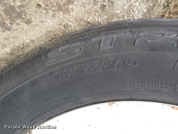 image for item DA0676 1992 Timpte end dump pup trailer