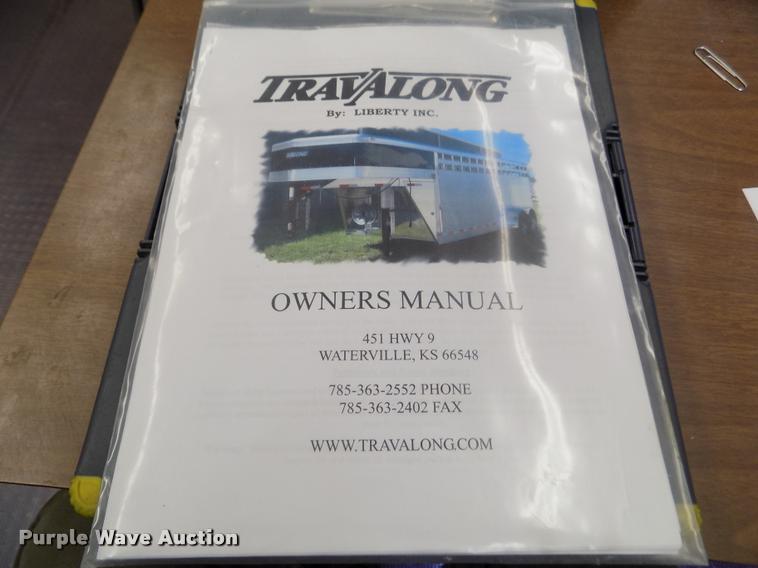 image for item DA0687 2010 Travalong equipment trailer