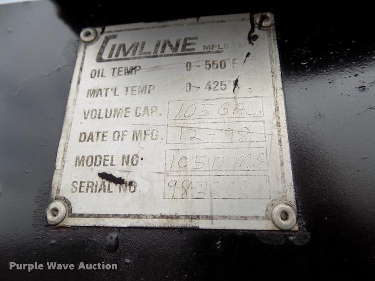 image for item DA0688 1998 Cimline 105DMA melter applicator