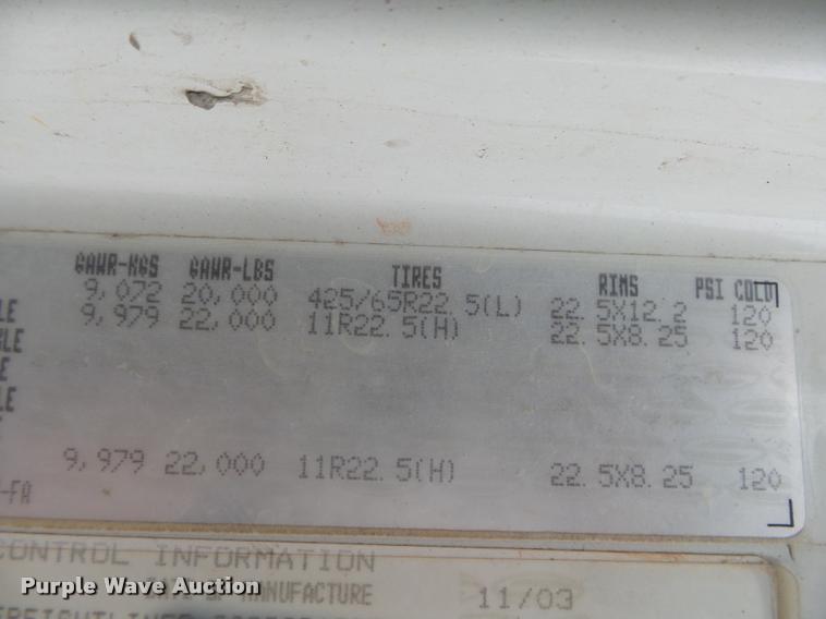 image for item DA2662 2004 Sterling LT8500 ready mix truck