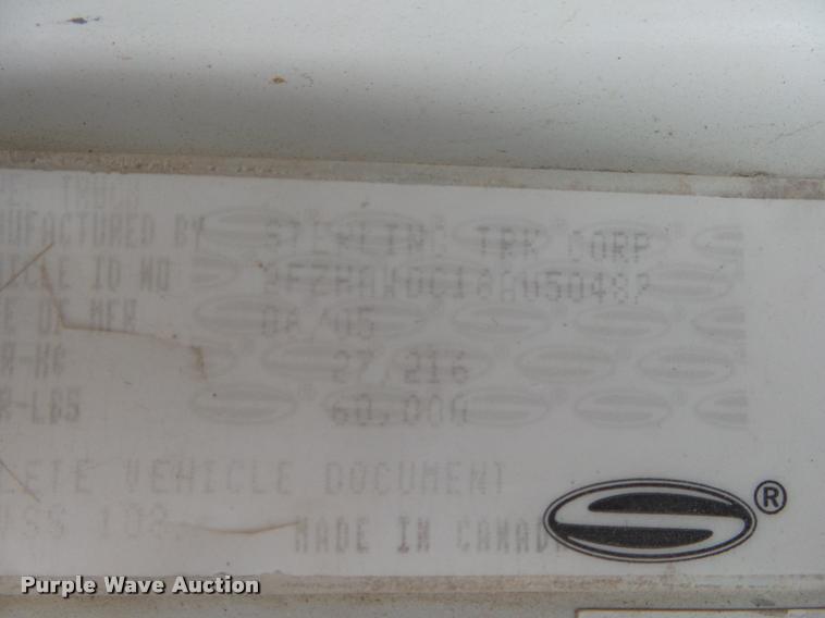 image for item DA2665 2006 Sterling LT8500 ready mix truck