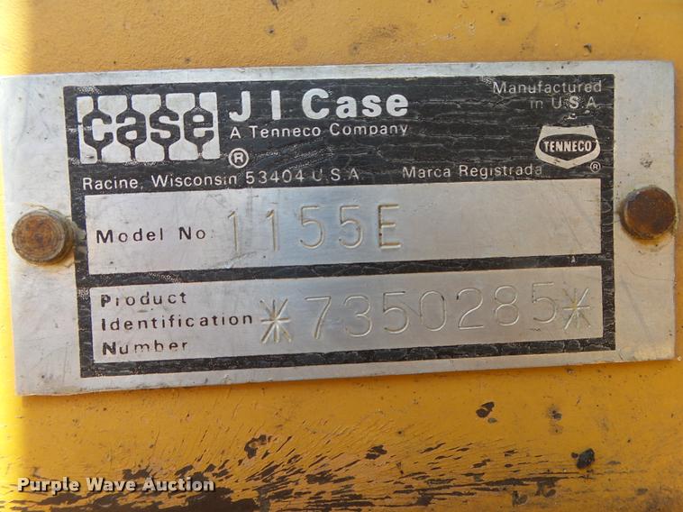 image for item DA2670 1987 Case 1155E track loader