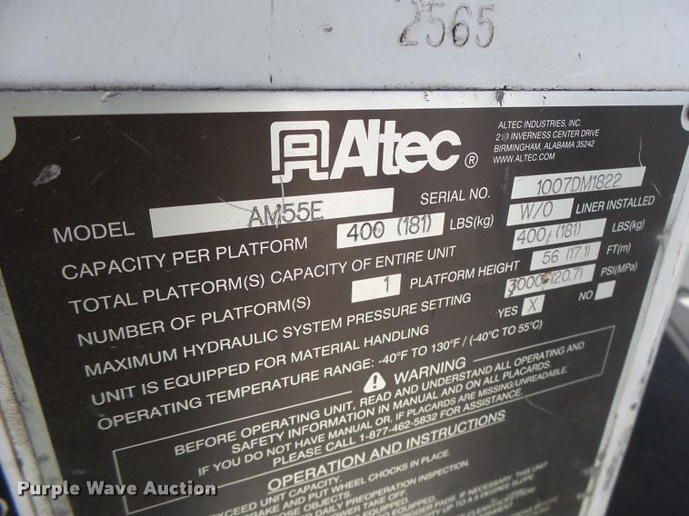 image for item DA3461 2008 International 7400 bucket truck