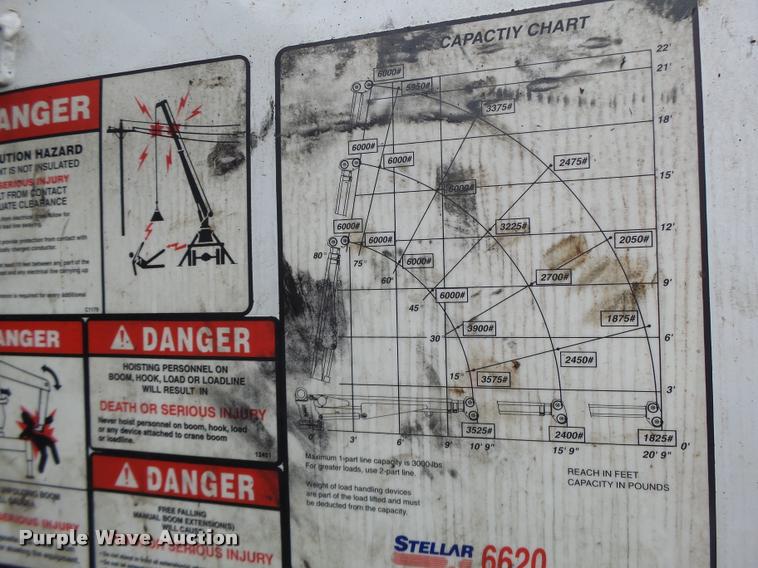 image for item DA3465 2002 Ford F650 service truck with crane