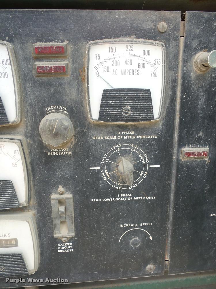 image for item DA4927 Onan 150.0DYG-15R/20300H generator