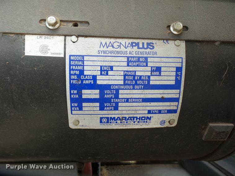 image for item DA4936 2012 Magnum MTG050/0010 generator