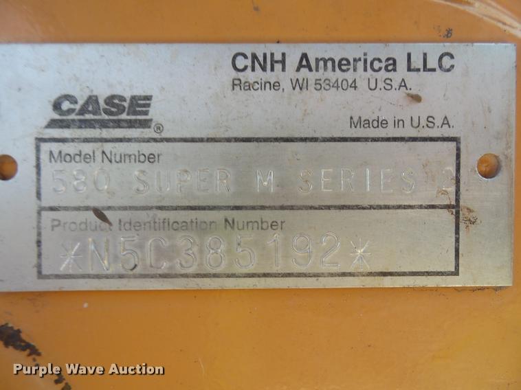 image for item DA8235 2005 Case 580 Super M backhoe